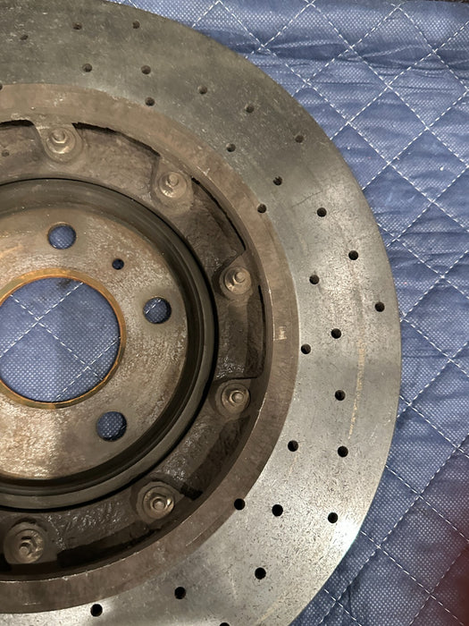 2021 AUDI R8 LEFT DRIVER CARBON CERAMIC BRAKE ROTOR OEM 4S0 615 602 A ~READ!!~