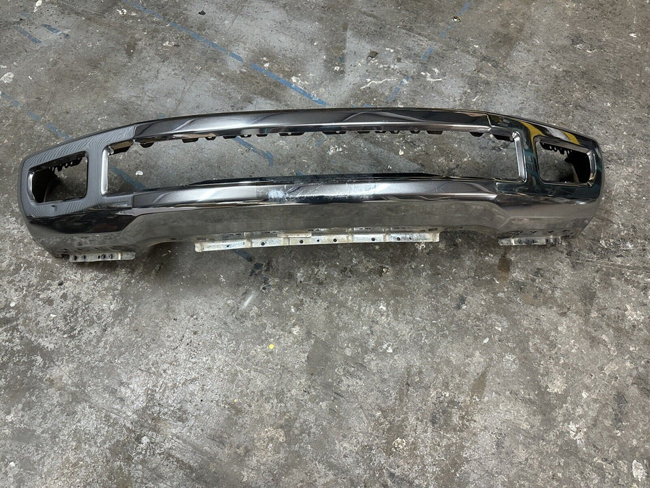 2017 2018 2019 FORD F250 F350 CHROME FRONT BUMPER SHELL ~MINOR DENT~