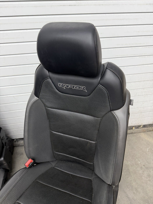 2019 FORD F150 RAPTOR INTERIOR SEATS CENTER CONSOLE DOOR PANELS OEM 2017-2020