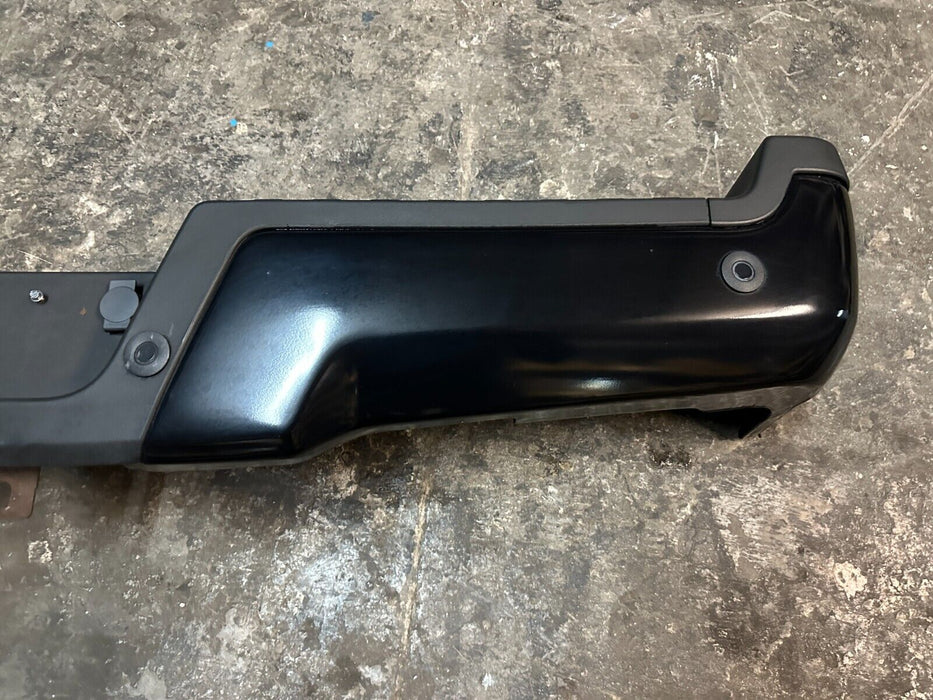 2017 FORD F250 AGATE BLACK REAR BUMPER W/ SENSOR HARNESS OEM ~COSMETIC FLAW~