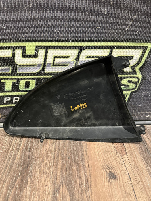 2014 PORSCHE 911 TURBO S 991 REAR ENGINE COVER TRIM OEM 99150456601