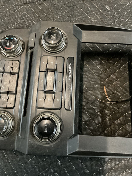 2017 FORD F250 F350 PLATINUM RADIO A/C HVAC CONTROL ASSEMBLY OEM~BURNED DAMAGE~