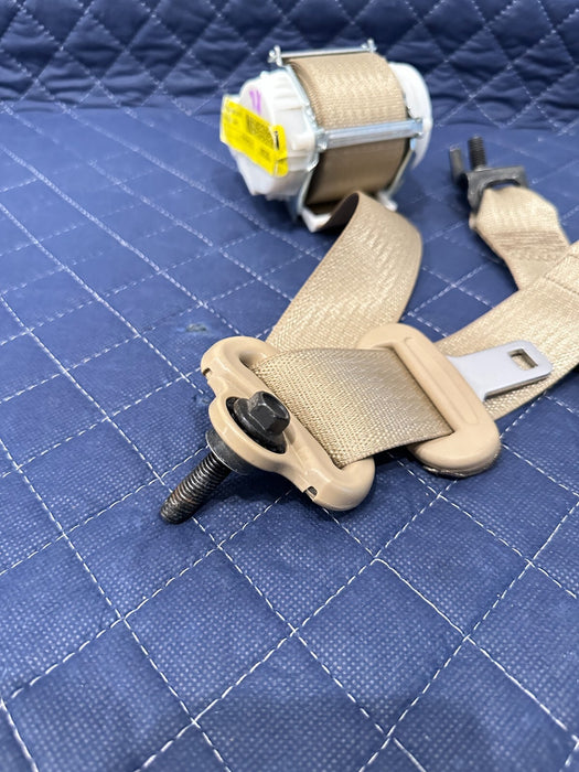 2017-2019 FORD F250 F350 LARIAT TAN REAR LEFT MIDDLE RIGHT SEATBELTS OEM