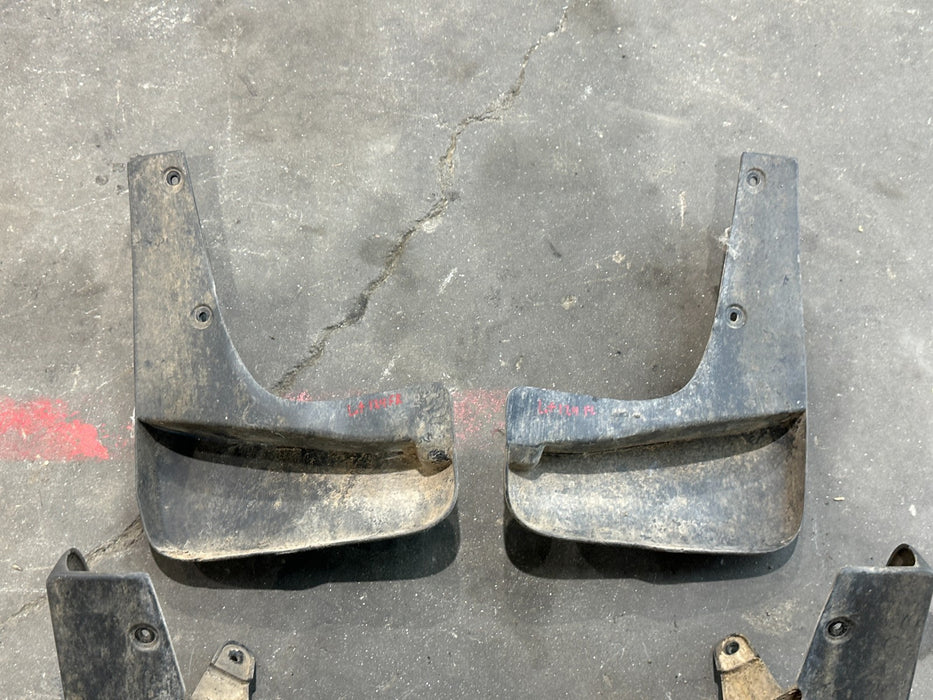 2017 NISSAN TITAN XD PRO 4X FRONT REAR MUD FLAPS SPLASH SHIELD SET OEM