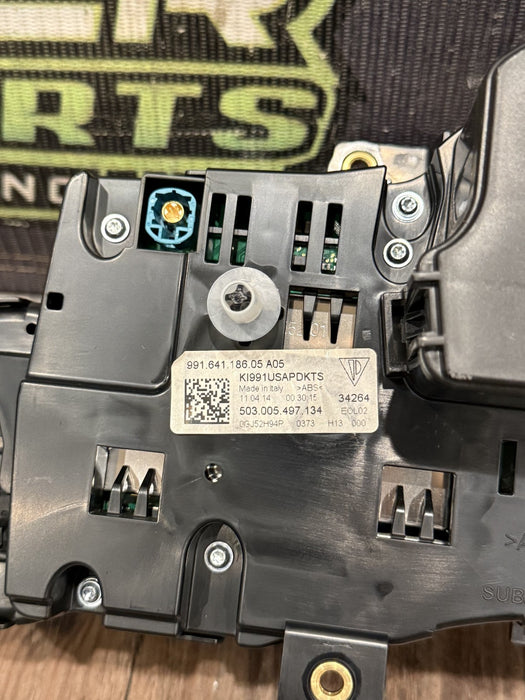 2014 PORSCHE 911 TURBO S 991 INSTRUMENT CLUSTER SPEEDOMETER OEM