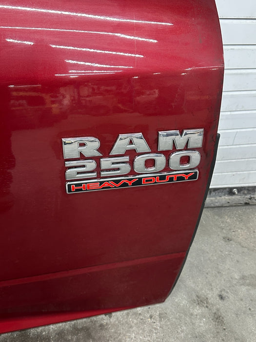 2015 DODGE RAM 2500 FRONT RIGHT RED DOOR SHELL OEM (PRP)