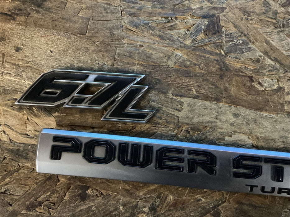 2017-2020 FORD F250 F350 F450 6.7L POWER STROKE TURBO DIESEL EMBLEM OEM