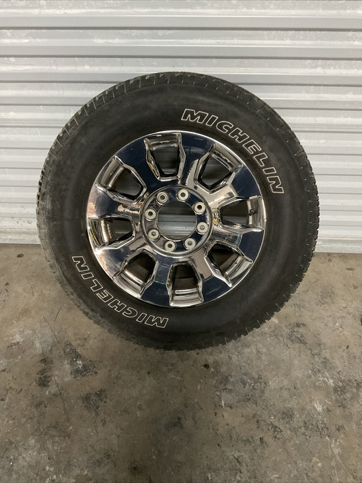 2017 FORD F350 LARIAT OEM WHEEL RIM MICHELIN TIRE 20X8 LT275/65/R20