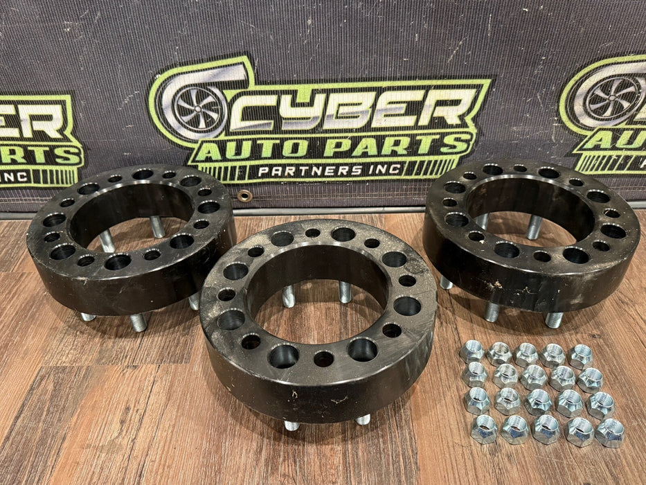 DODGE RAM 2500 3500 WHEEL SPACERS (3) 8X6.5 165.1 2'' INCH