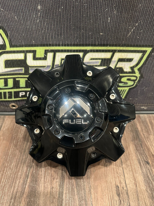 2005-2025 FORD F250 FUEL WHEEL HUB GLOSS BLACK CENTER CAP (1) OEM