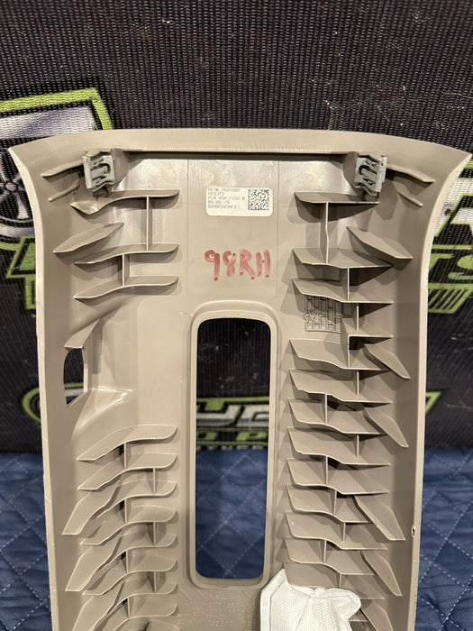 2017 2019 FORD F250 F350 LIMITED LEFT RIGHT UPPER B PILLAR TRIMS OEM ~SCRATCHES~