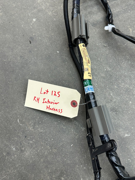 2013 NISSAN 370Z PASSENGER RIGHT INTERIOR WIRING HARNESS OEM