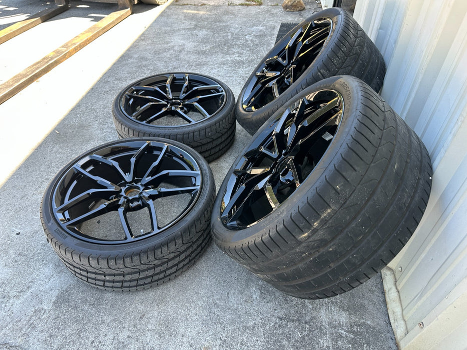 2015 LAMBORGHINI HURACAN OEM GENUINE FACTORY WHEELS RIMS TIRES 20X11 20X8.5