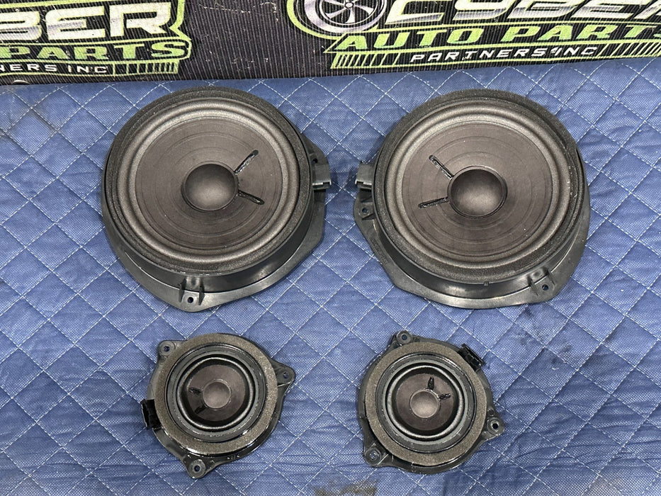 2014 AUDI R8 B&O BANG & OLUFSEN LEFT RIGHT DOOR SPEAKERS SET OEM 420 035 415 A