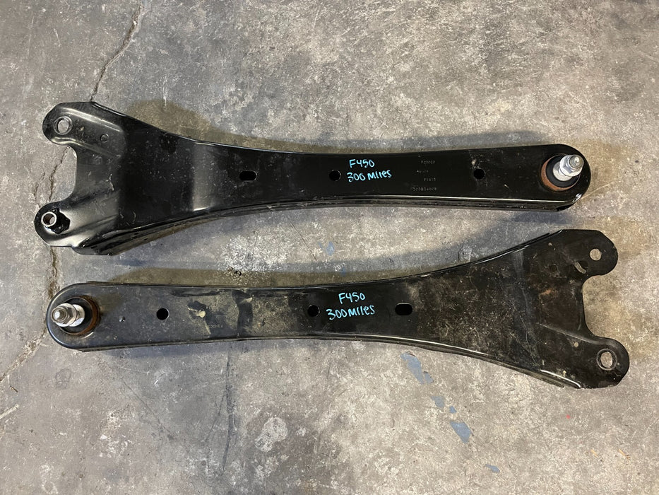 2021 FORD F450 DIESEL SUPERDUTY FRONT LEFT & RIGHT RADIUS CONTROL ARMS 300 MILES