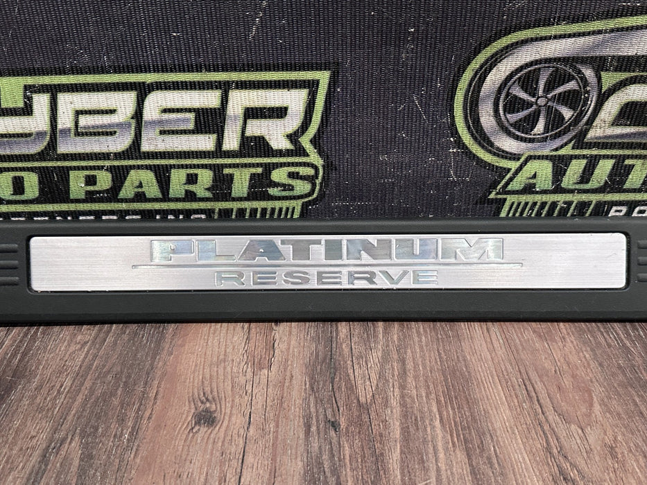 2017 NISSAN TITAN XD RESERVE FRONT REAR DOOR SILL KICK PLATE SET OEM *WEAR/READ*