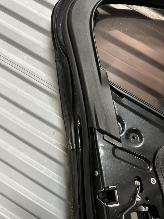 2011 BMW 550i F10 5 SERIES REAR LEFT DOOR GRAPHITE METALLIC (A90)~MINOR SCUFFS~