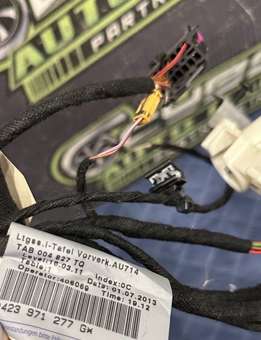 2014 AUDI R8 HVAC HEATER CORE DASH BLOWER MOTOR HOUSING HARNESS 423 971 277 G