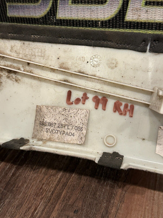 2021 AUDI R8 REAR PASSENGER RIGHT ALCANTARA C PILLAR TRIM OEM *WEAR/READ*