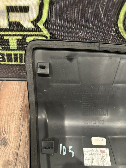 2021 AUDI R8 PLUS FRONT CARGO TRUNK/FRUNK RIGHT TRIM PANEL OEM 4S0 863 996