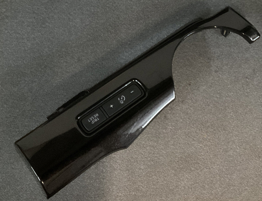 2016-2019 NISSAN TITAN XD INTER BLACK DASH TRIP / LIGHT DIMMER BUTTON TRIM