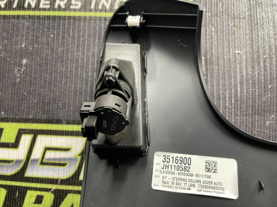 2018 DODGE CHALLENGER HELLCAT DRIVER LOWER KNEE TRIM PANEL OEM 2015-2021