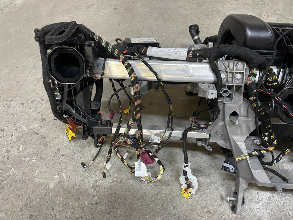 2017 MERCEDES-BENZ C63 AMG C205 COUPE DASHBOARD FRAME W/ WIRING HARNESSES OEM