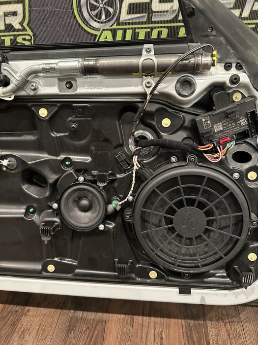 2014 PORSCHE 911 TURBO S DRIVER LEFT WHITE DOOR SHELL OEM *MINOR PAINT FLAW #5*