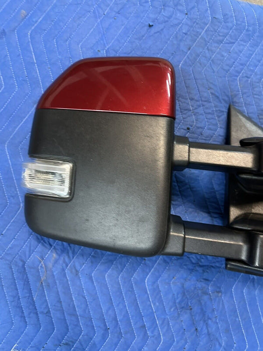 2017-2022 FORD F250 F350 DOOR MIRROR PASSENGER RIGHT OEM RUBY RED PAINT CODE RR