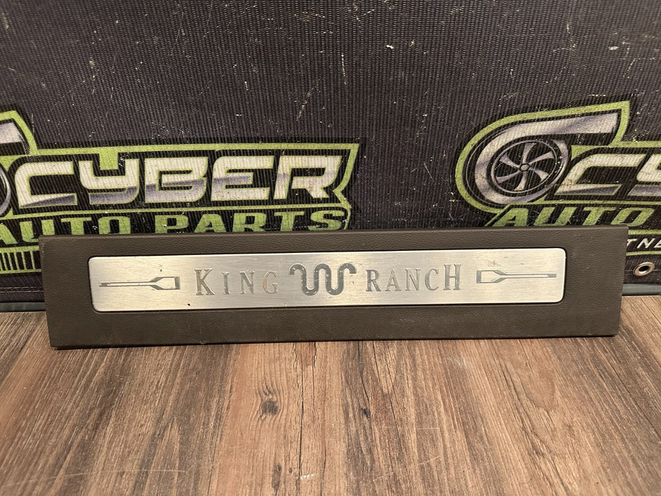 2017-2019 FORD F250 F350 F450 KING RANCH KICK PLATE SET OEM *WEAR 3,5,6,8,10*