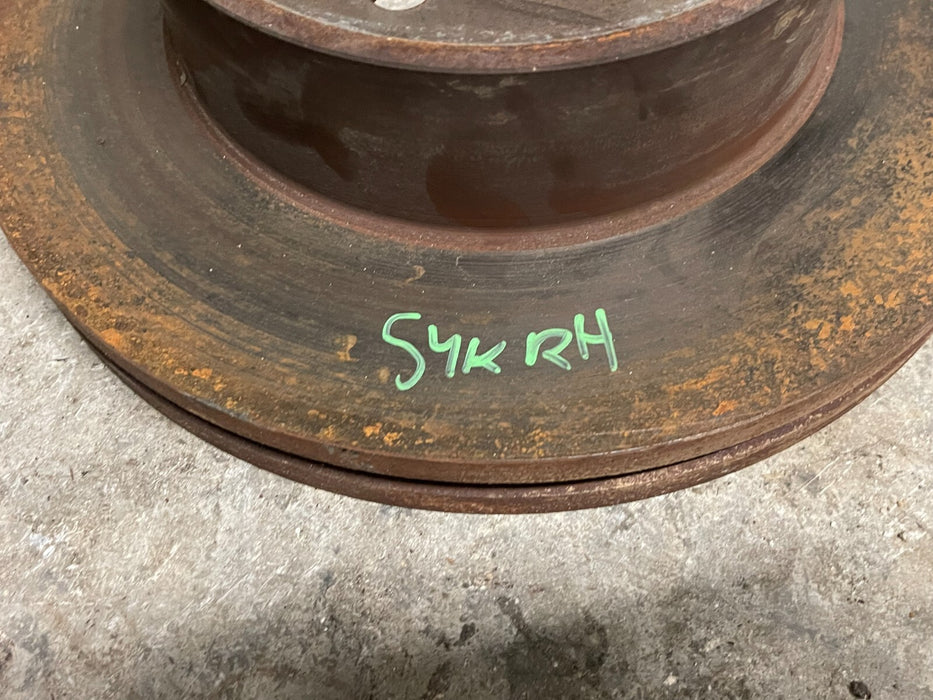 2017 2018 2019 FORD F250 F350 FRONT RIGHT BRAKE DISC ROTOR OEM 54K MILES