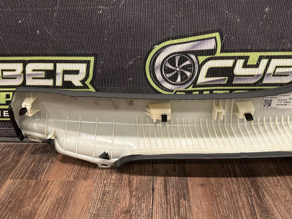 2017-18 AUDI R8 PLUS SPYDER FRONT DRIVER LEFT A PILLAR TRIM OEM 4S7 867 233 B