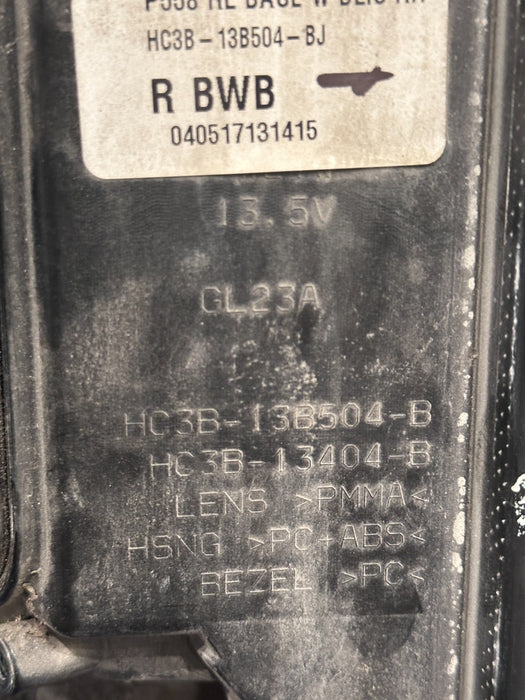 2017-2019 FORD F250 F350 F450 RIGHT HALOGEN BLISS TAIL LIGHT ASSEMBLY OEM ~READ~