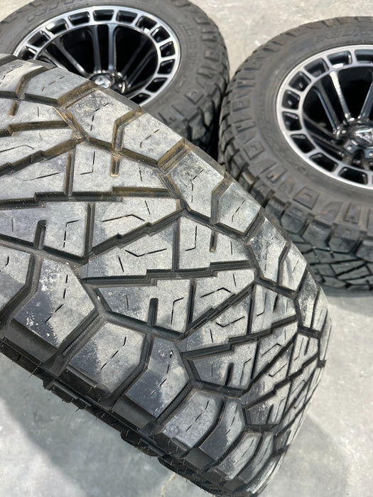FUEL HEATER D720 20X9 WHEELS RIMS TIRES (3) 6 LUG RAM 1500