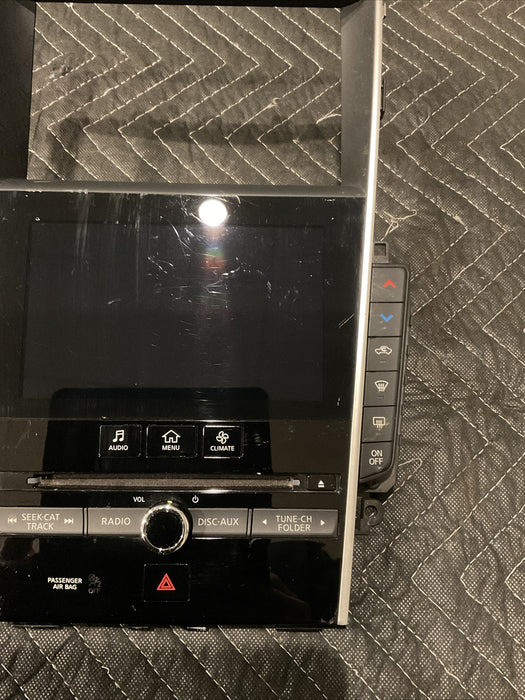 2016 INFINITI Q50 RADIO DASH BEZAL CLIMATE CONTROLS ASSEMBLY OEM 253914HB5A