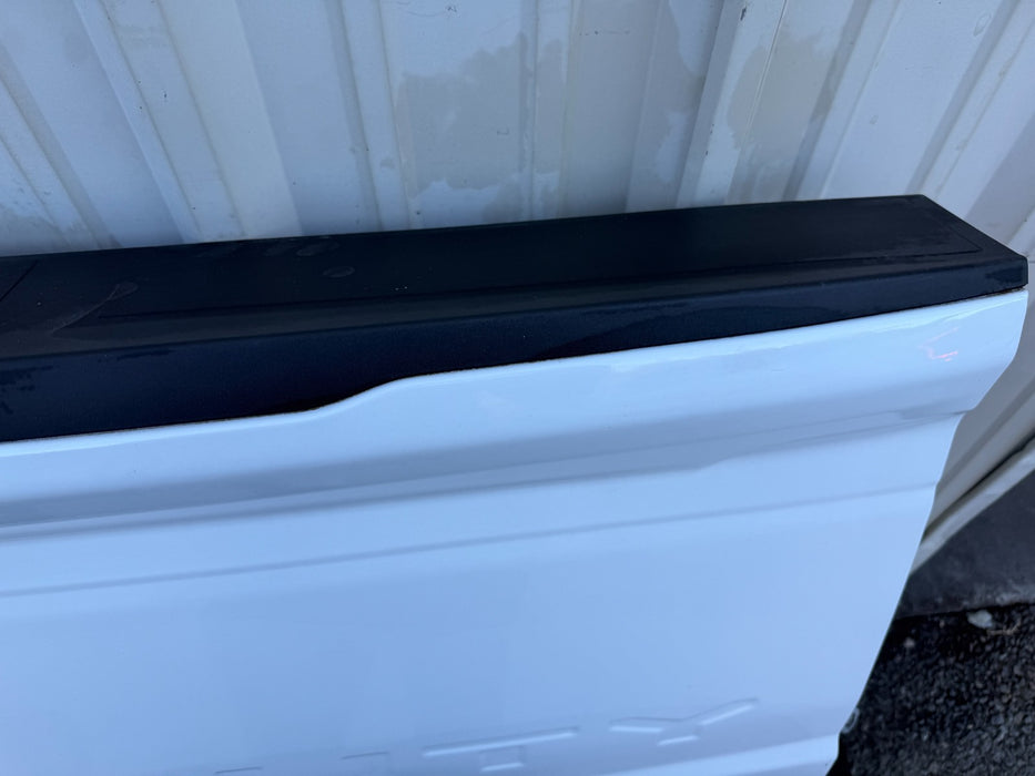 2023-2025 FORD F250 F350 FORD WHITE TAILGATE OEM *MINOR FLAWS 3,7*