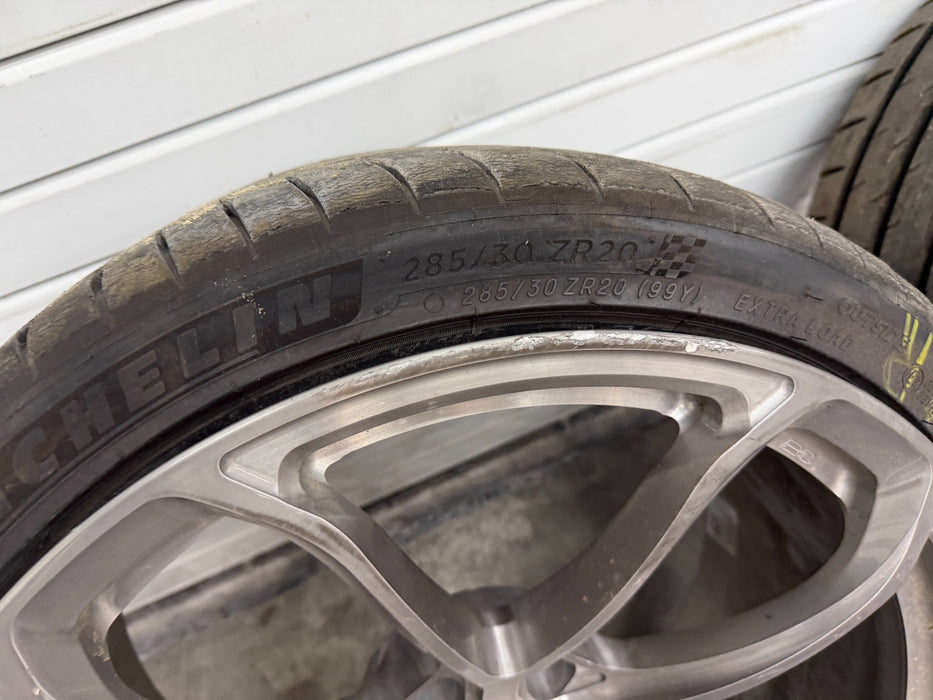 2024 BMW M3 G80 M4 G82 G8X BC FORGED WHEELS RIMS TIRES 5X112 *DAMAGE*