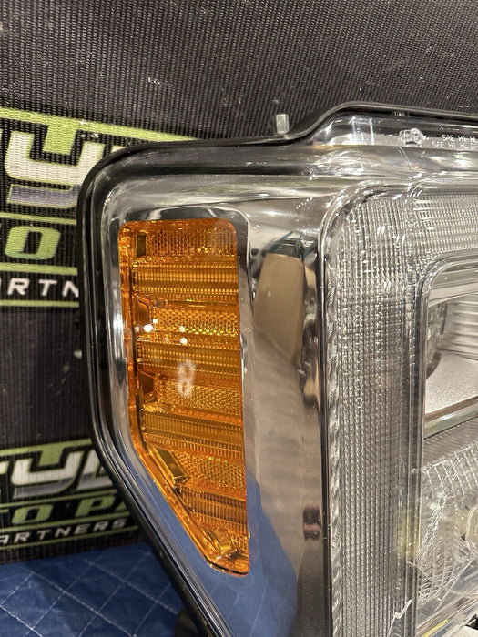 2017-2019 FORD F250 F350 F450 RIGHT PASSENGER LED HEADLIGHT OEM ~DAMAGE~