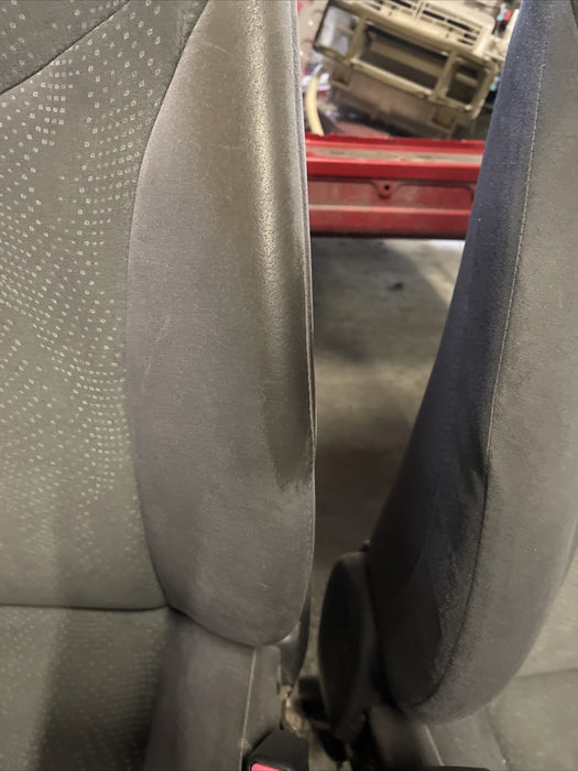 2014 TOYOTA PRIUS FRONT LH RH DRIVER PASSENGER CLOTH SEATS PAIR~COSMETIC WEAR~