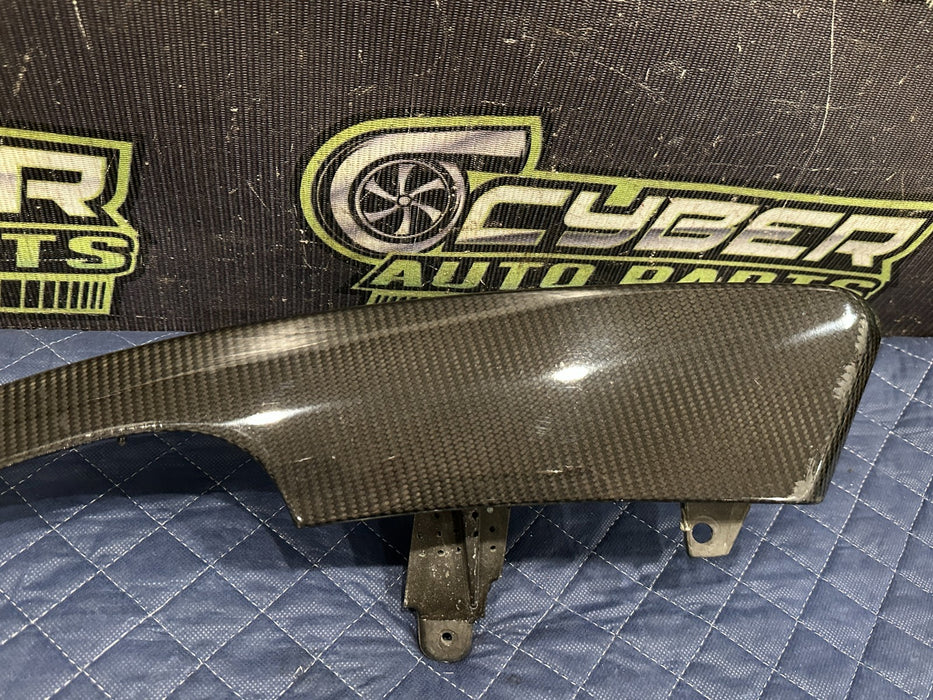 2014 AUDI R8 DASH DASHBOARD CARBON FIBER COVER FRAME 423 857 171 A OEM ~SCUFFS~