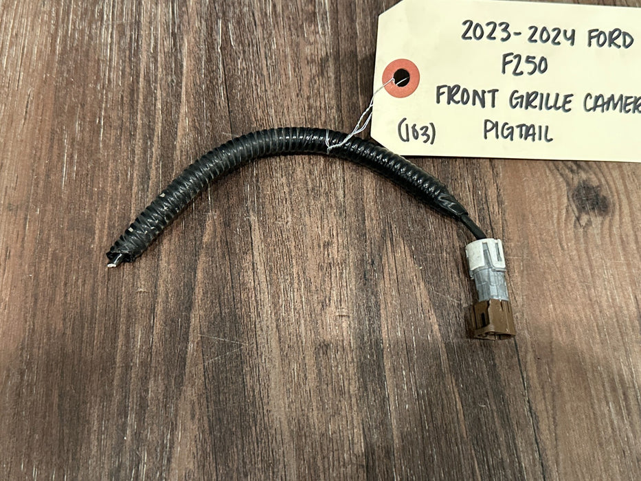 2023-2024 FORD F250 FRONT BUMPER GRILLE CAMERA PIGTAIL OEM