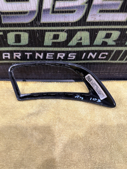 2021 AUDI R8 RIGHT DOOR PANEL CARBON FIBER AIR VENT TRIM OEM *HEAT FLAWS*