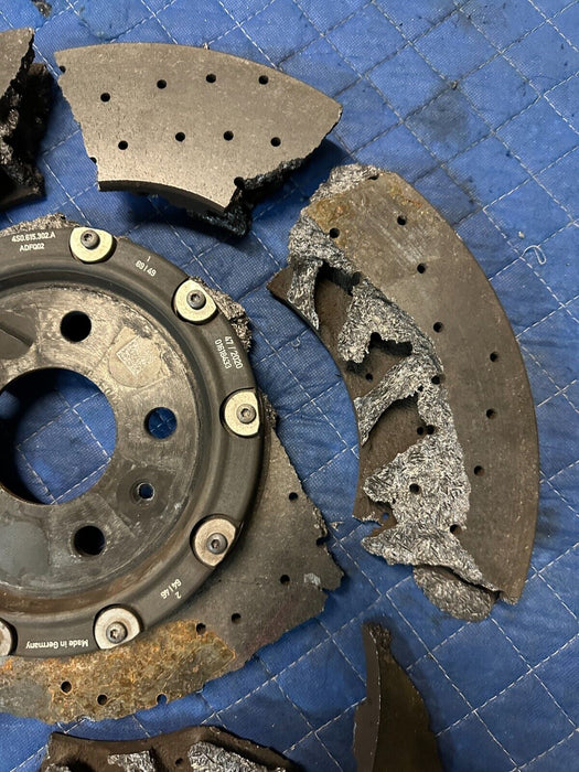 2017 2018 AUDI R8 CARBON CERAMIC ROTOR OEM GENUINE *DAMAGED*