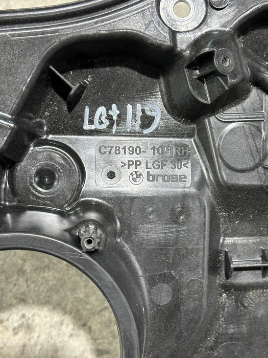 2024 BMW M3 M4 G80 G82 REAR RIGHT DOOR WINDOW REGULATOR PANEL OEM 743223617