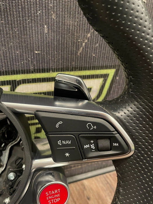 2017 2018 AUDI R8 PLUS STEERING WHEEL ASSEMBLY OEM GENUINE 20K MILES