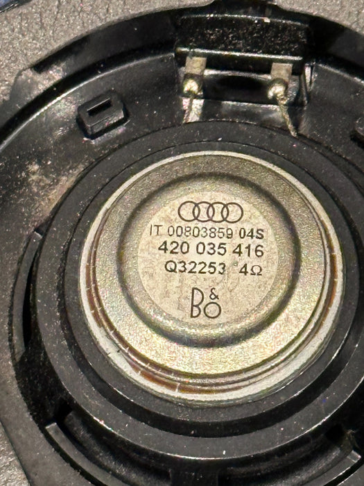 2014 AUDI R8 B&O BANG & OLUFSEN LEFT RIGHT DOOR SPEAKERS SET OEM 420 035 415 A