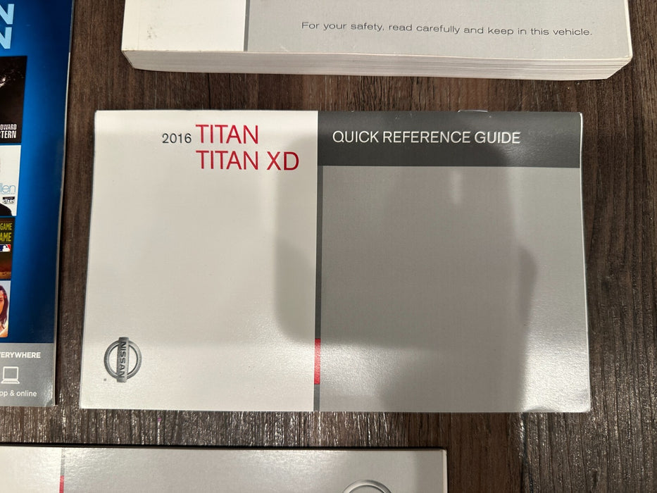 2016 NISSAN TITAN OWNERS MANUAL BOOKLET SET OEM