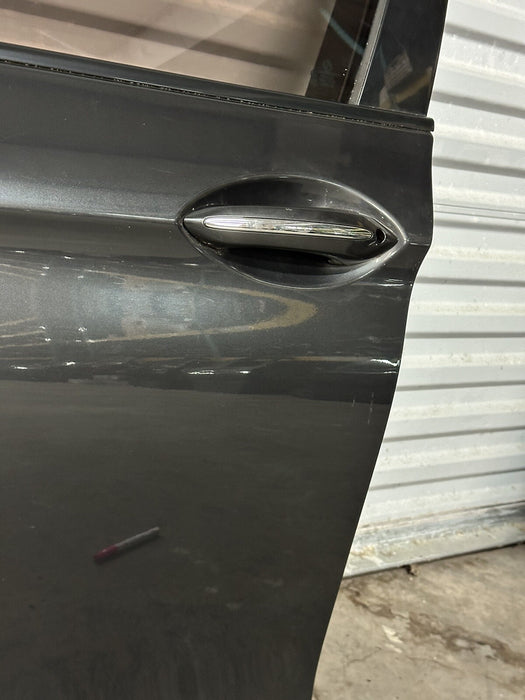 2011 BMW 550i F10 5 SERIES FRONT LEFT DOOR GRAPHITE METALLIC (A90)~MINOR DENT~