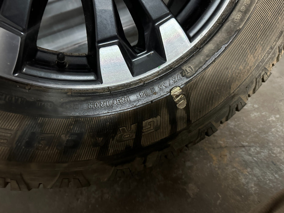 2018 NISSAN TITAN XD PRO-4X SPARE WHEEL TIRE CENTER OEM ALLOY