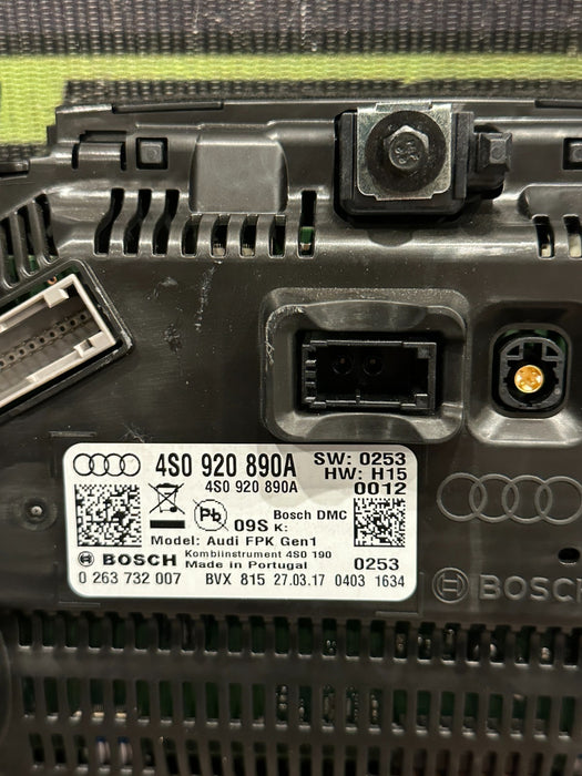 2017 AUDI R8 SPEEDOMETER GAUGE CLUSTER OEM 41K MILES